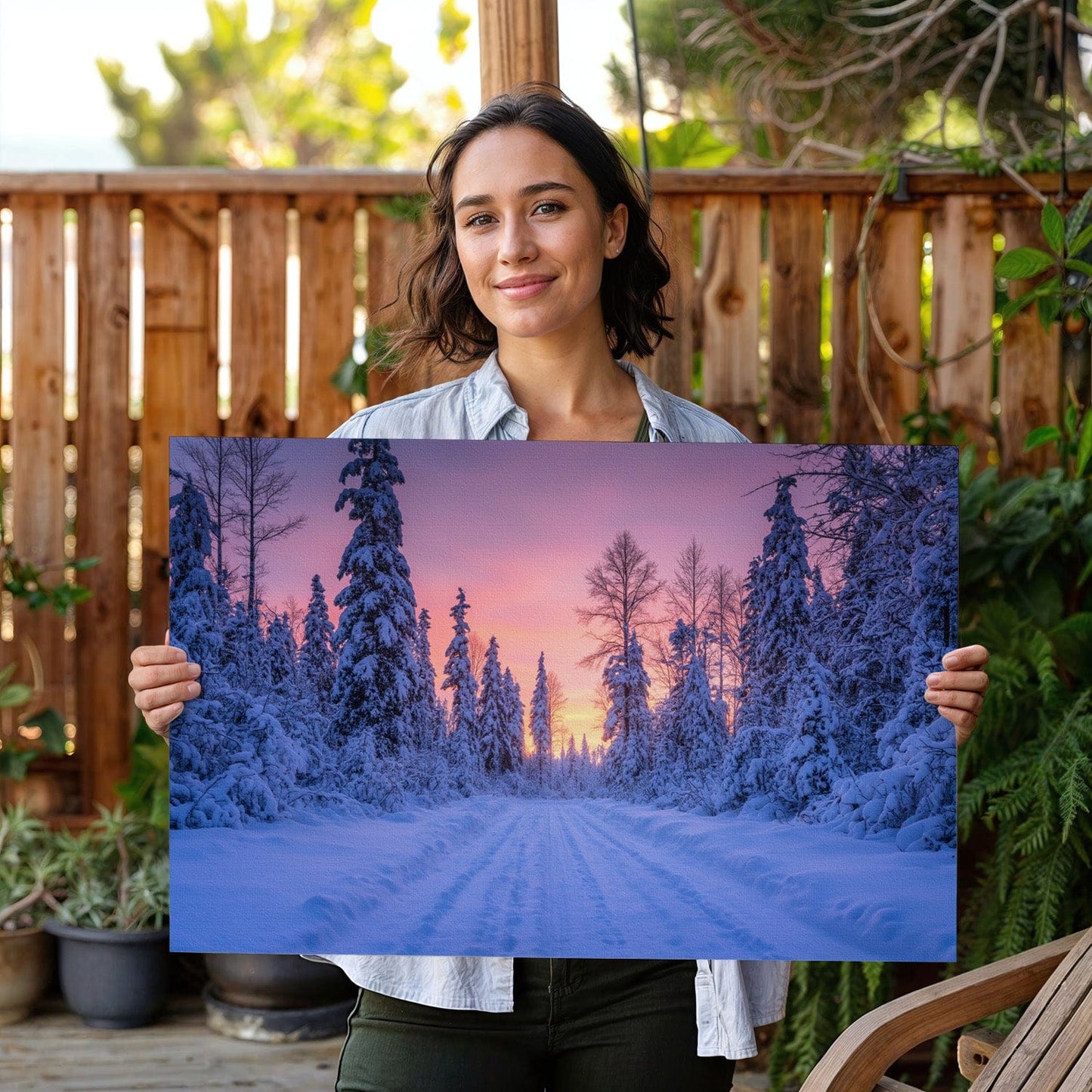 Mystic Polar Dawn Canvas