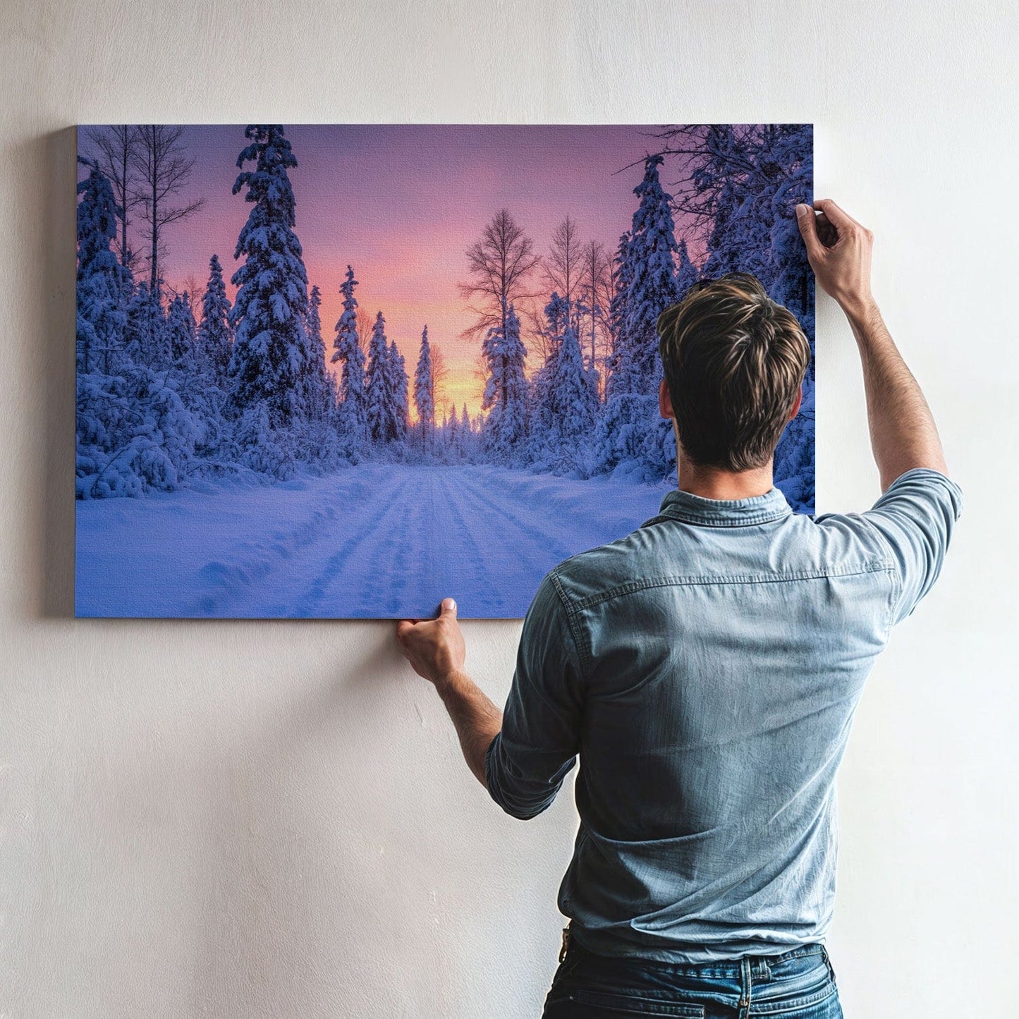 Mystic Polar Dawn Canvas