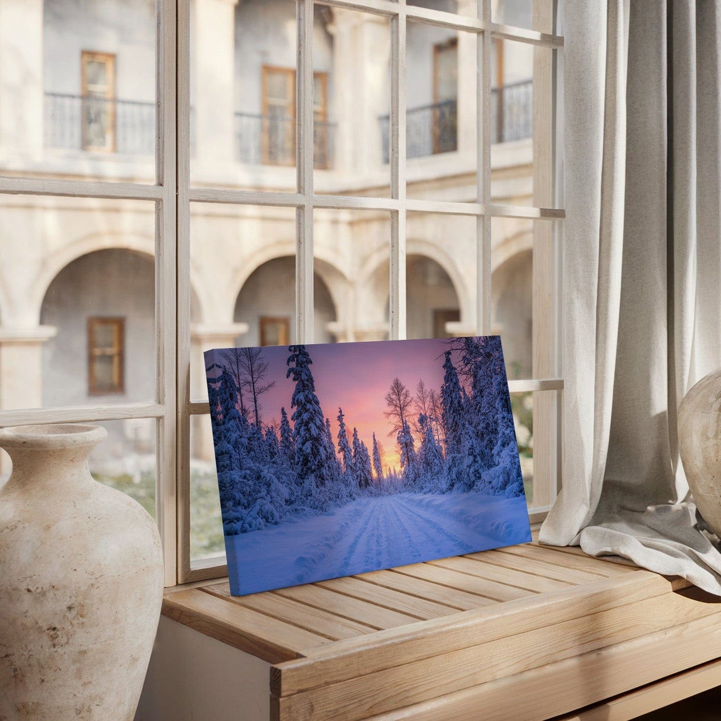 Mystic Polar Dawn Canvas