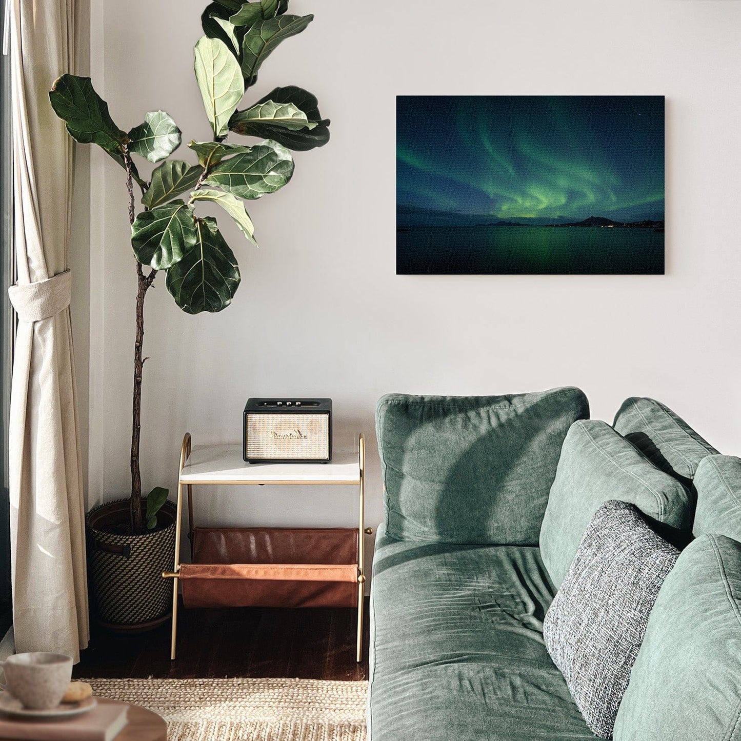 Ethereal Northern Lights Canvas