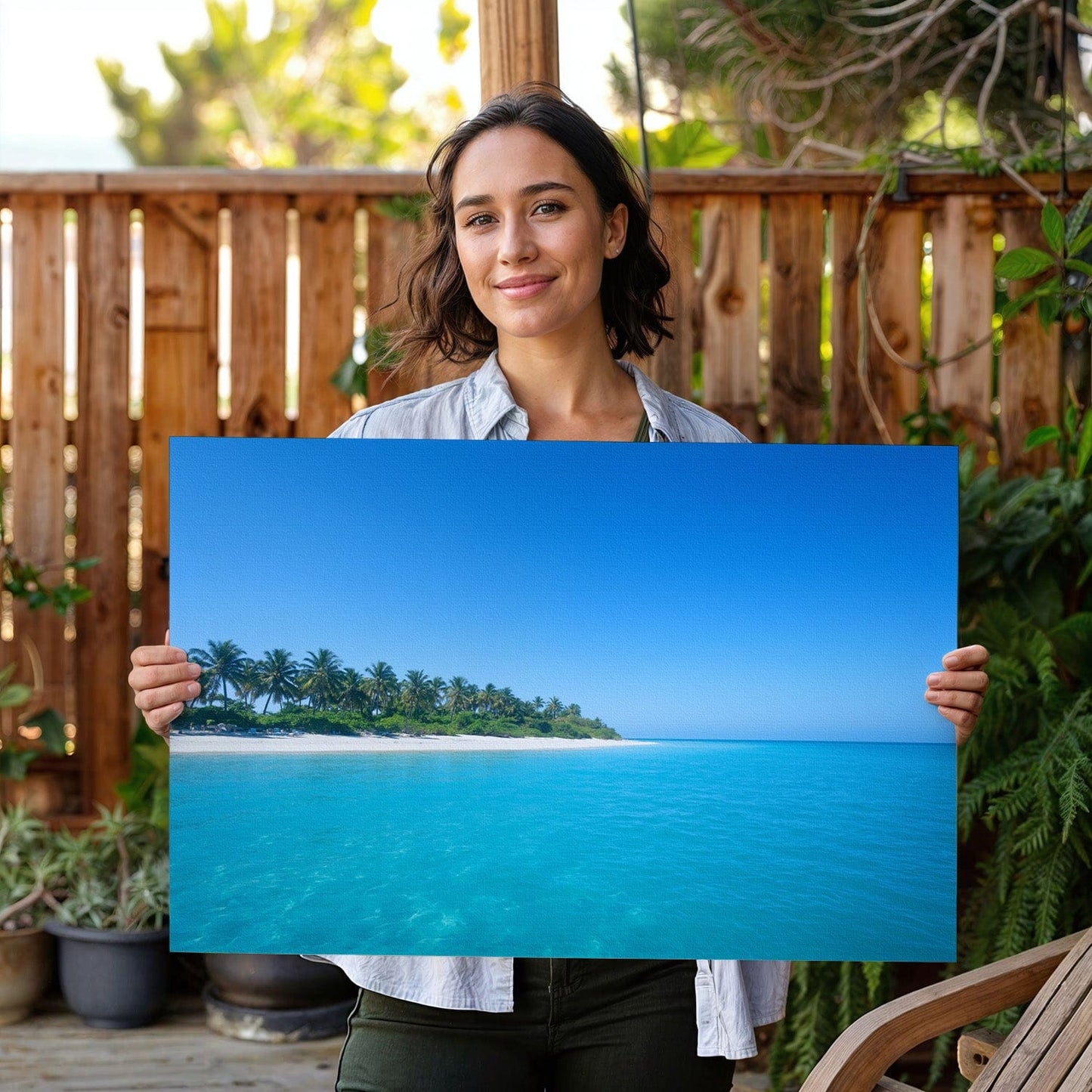 Turquoise Island Dream Canvas