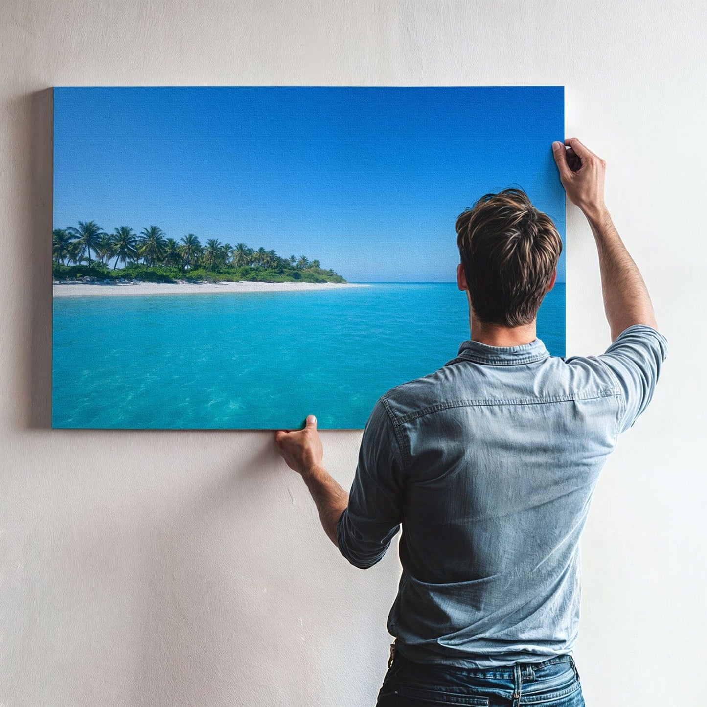 Turquoise Island Dream Canvas