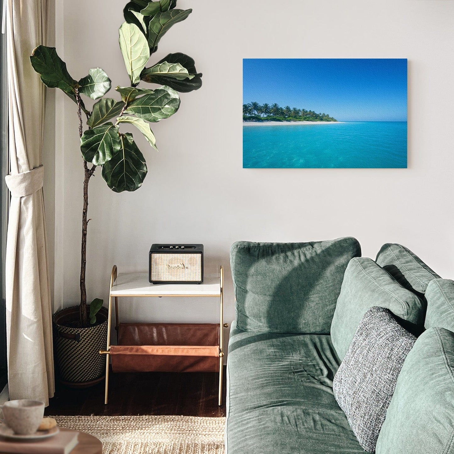 Turquoise Island Dream Canvas
