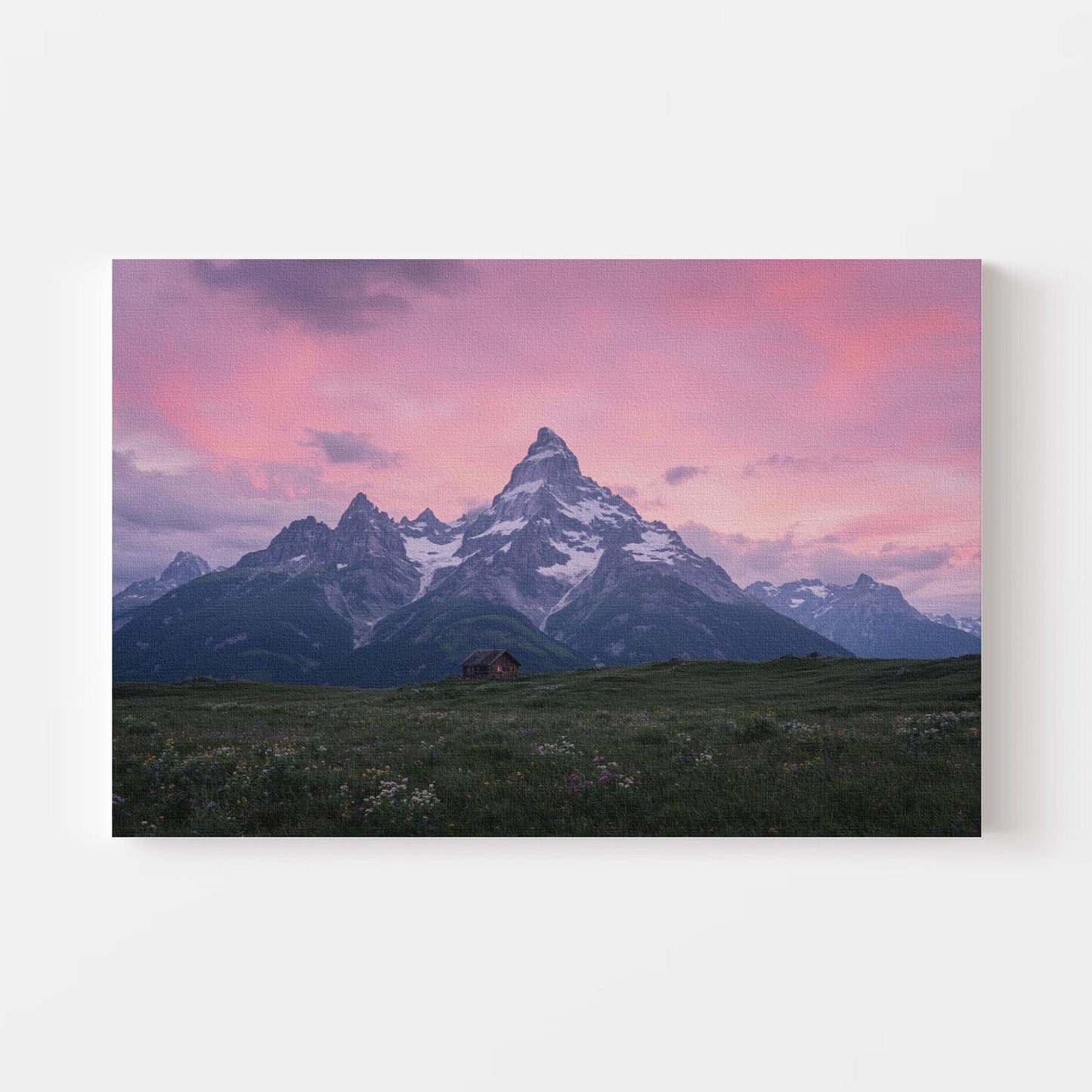 Alpine Twilight Refuge Canvas