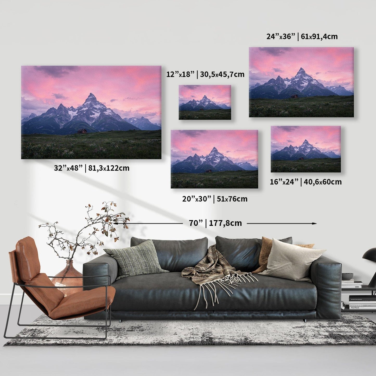 Alpine Twilight Refuge Canvas
