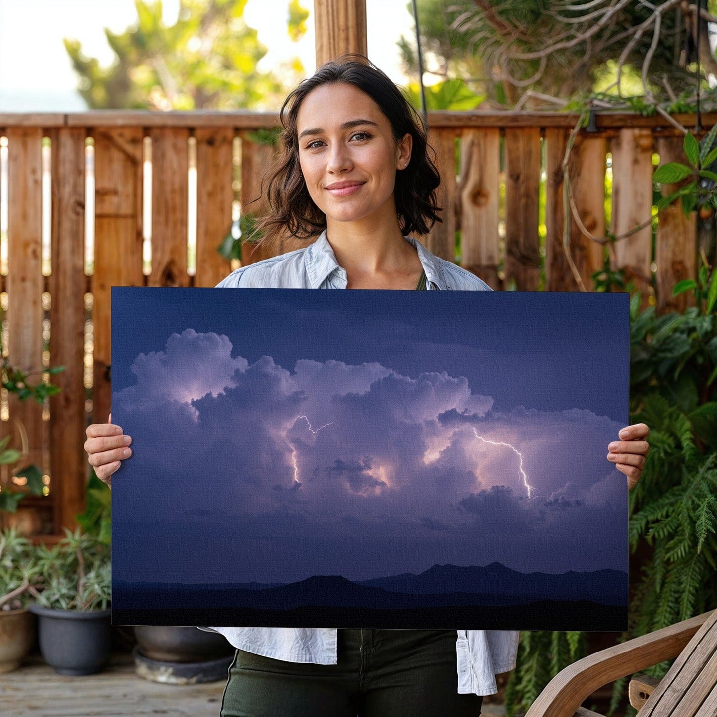 Thundercloud Mountain Strike Canvas
