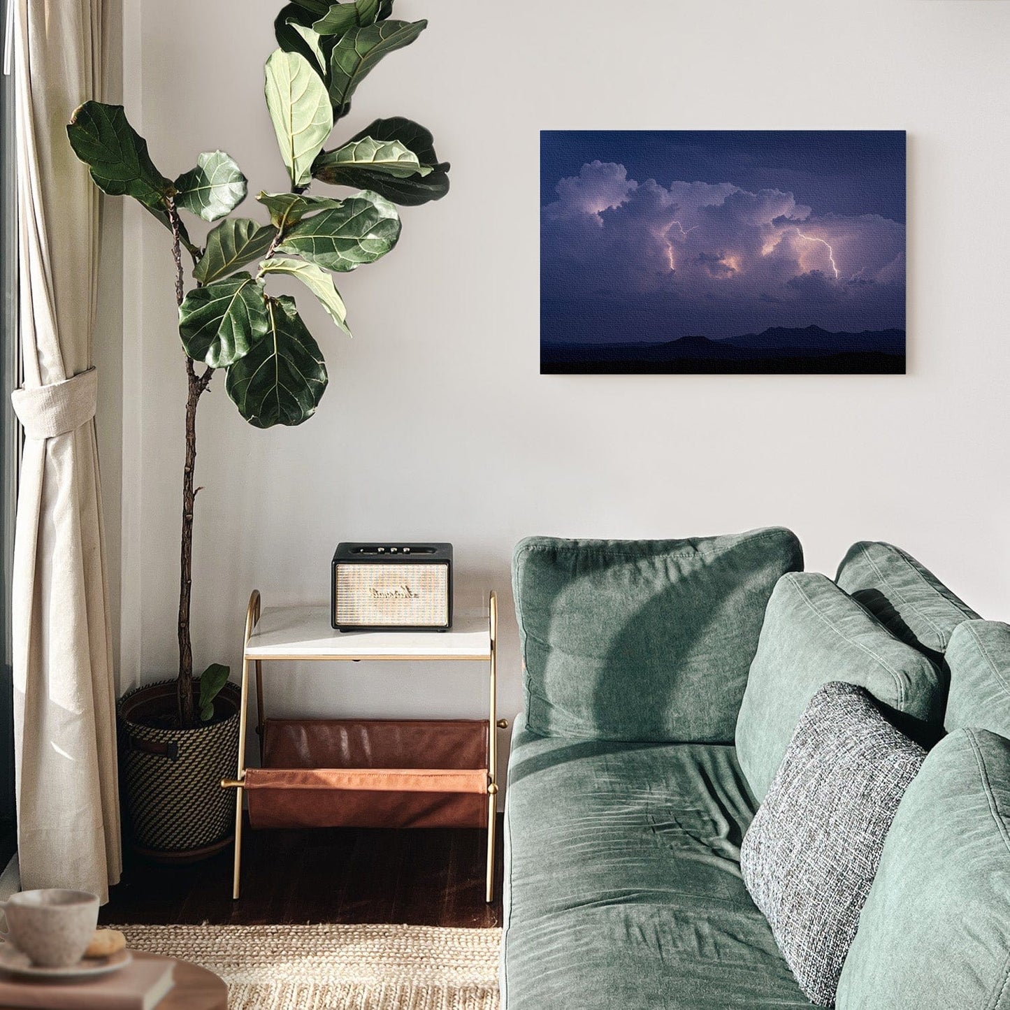 Thundercloud Mountain Strike Canvas