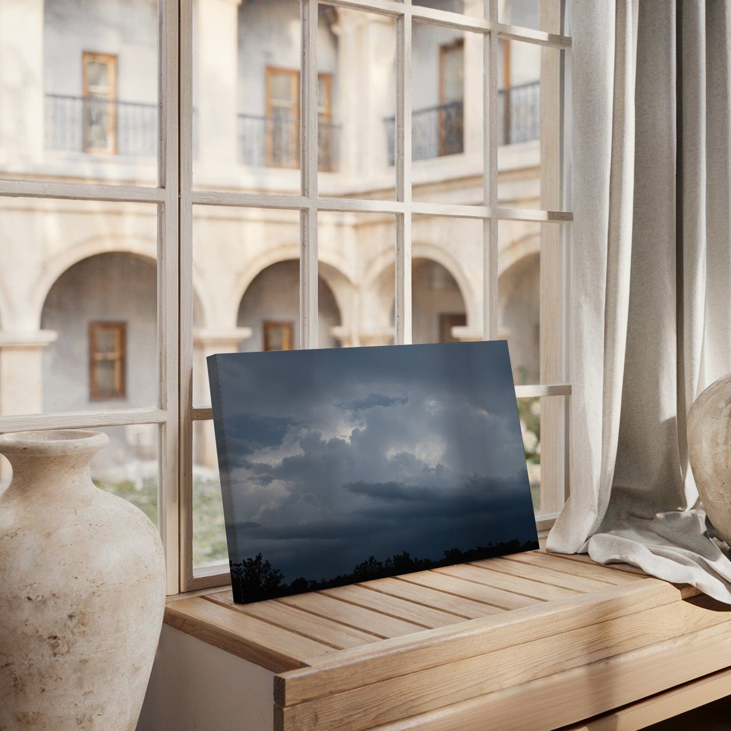 Brooding Cumulus Sky Canvas