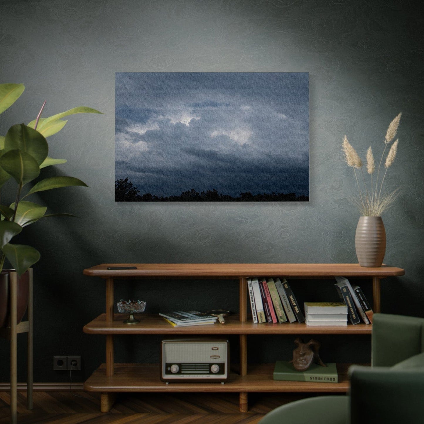 Brooding Cumulus Sky Canvas