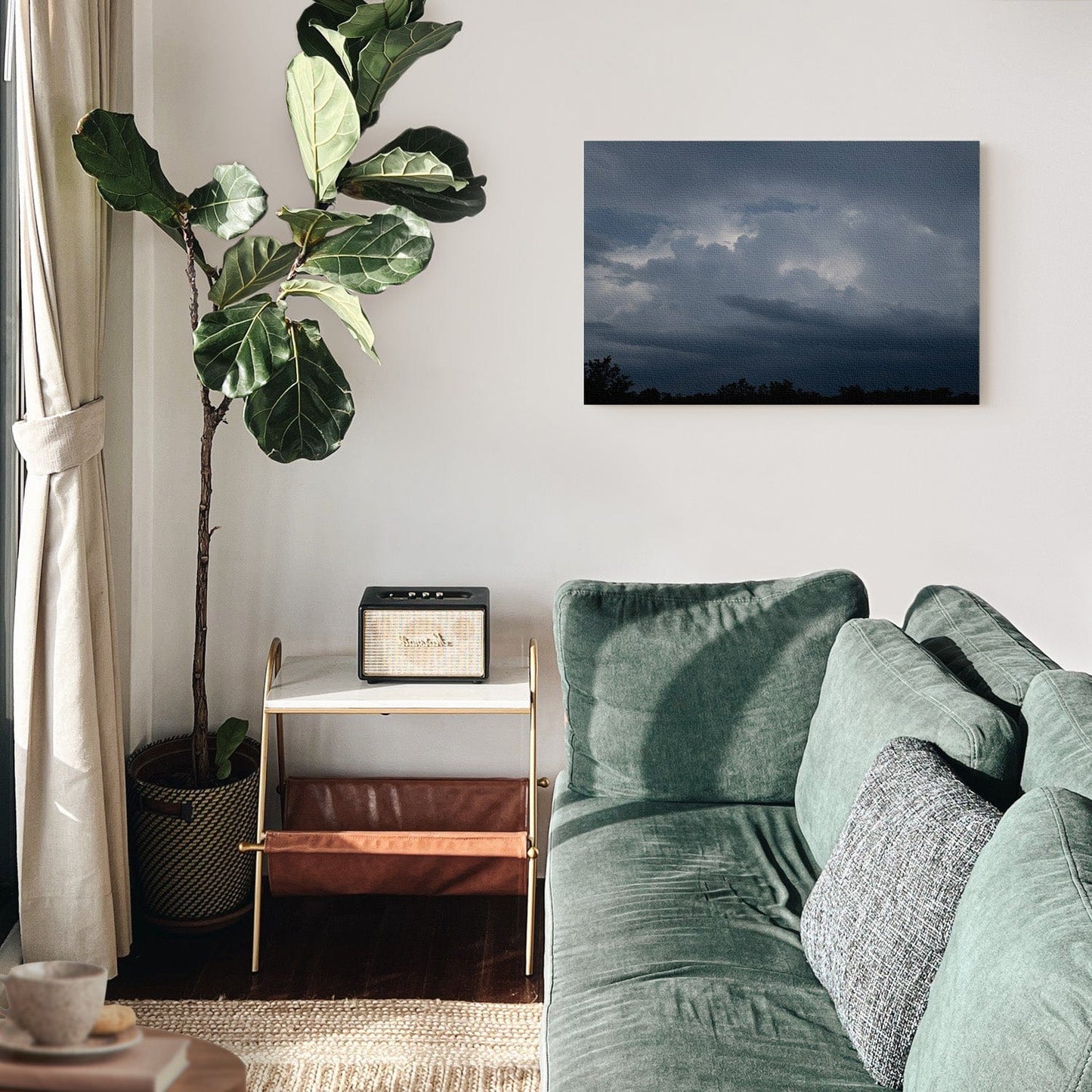Brooding Cumulus Sky Canvas