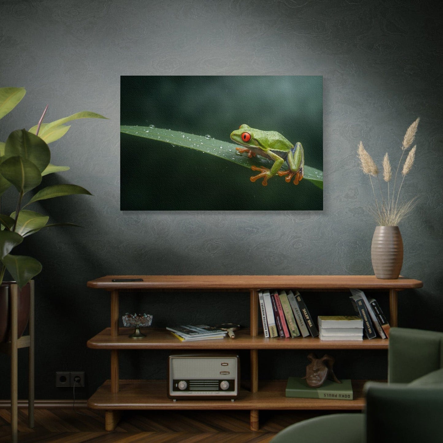 Green Tree Frog Canvas