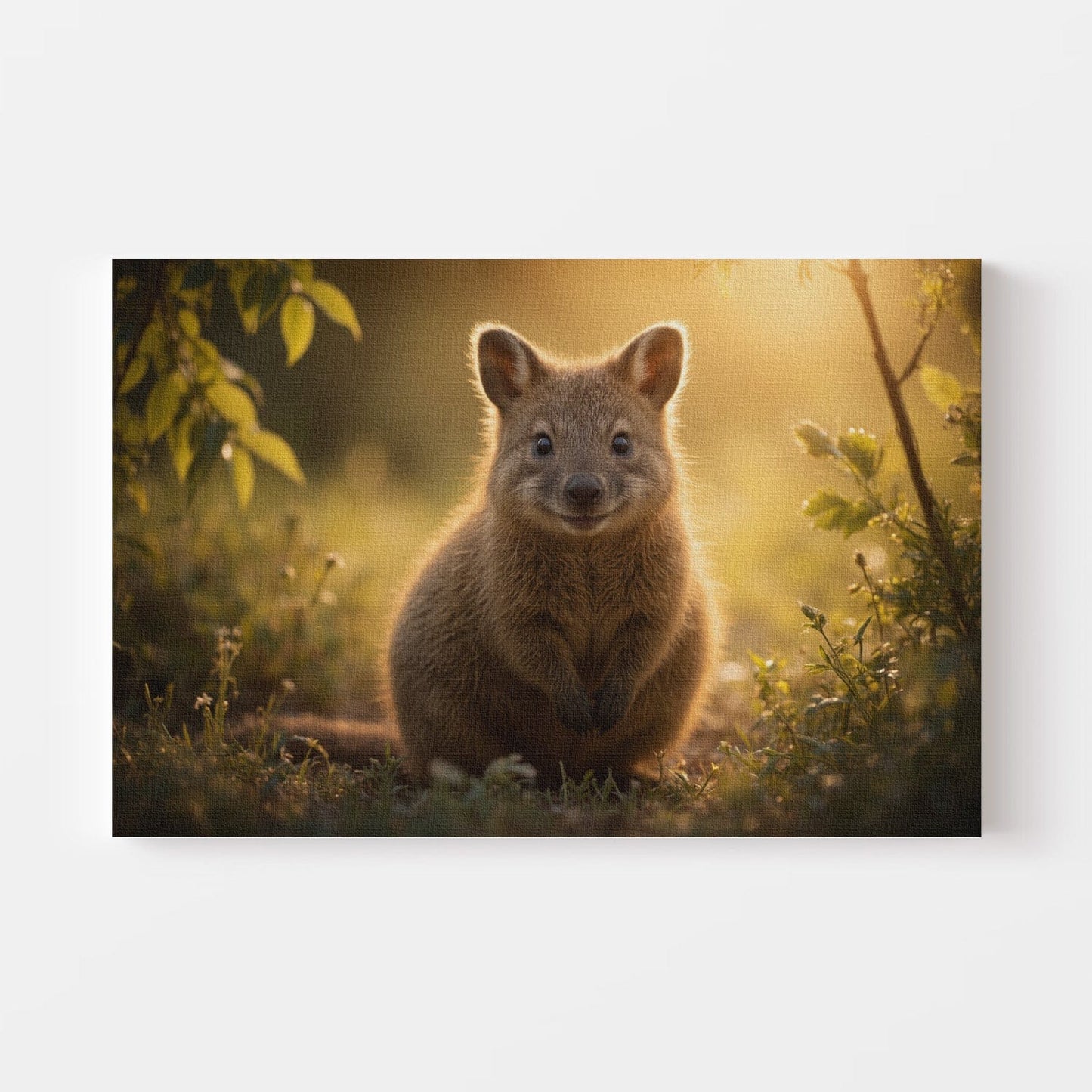 Sunlit Quokka Joy Canvas