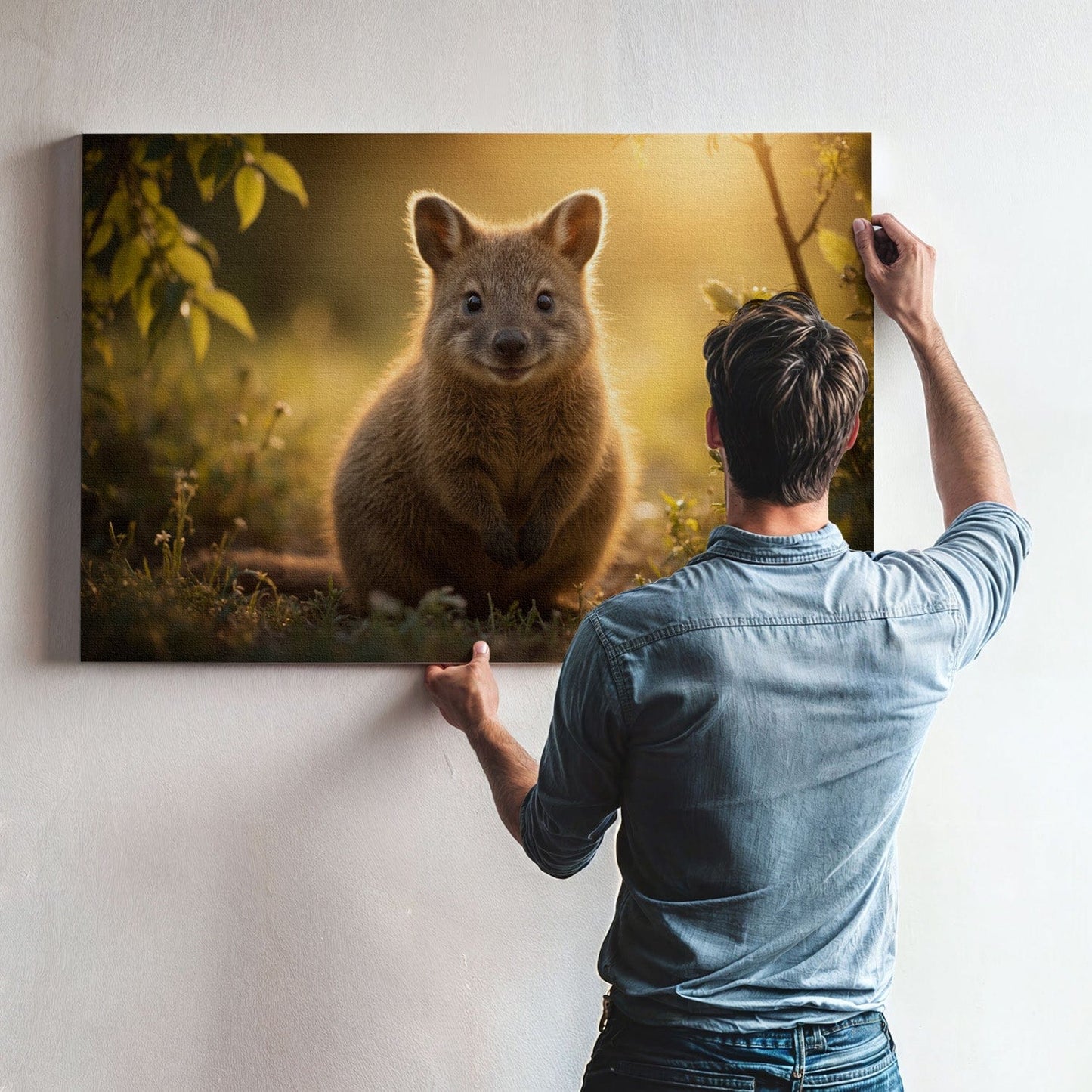 Sunlit Quokka Joy Canvas