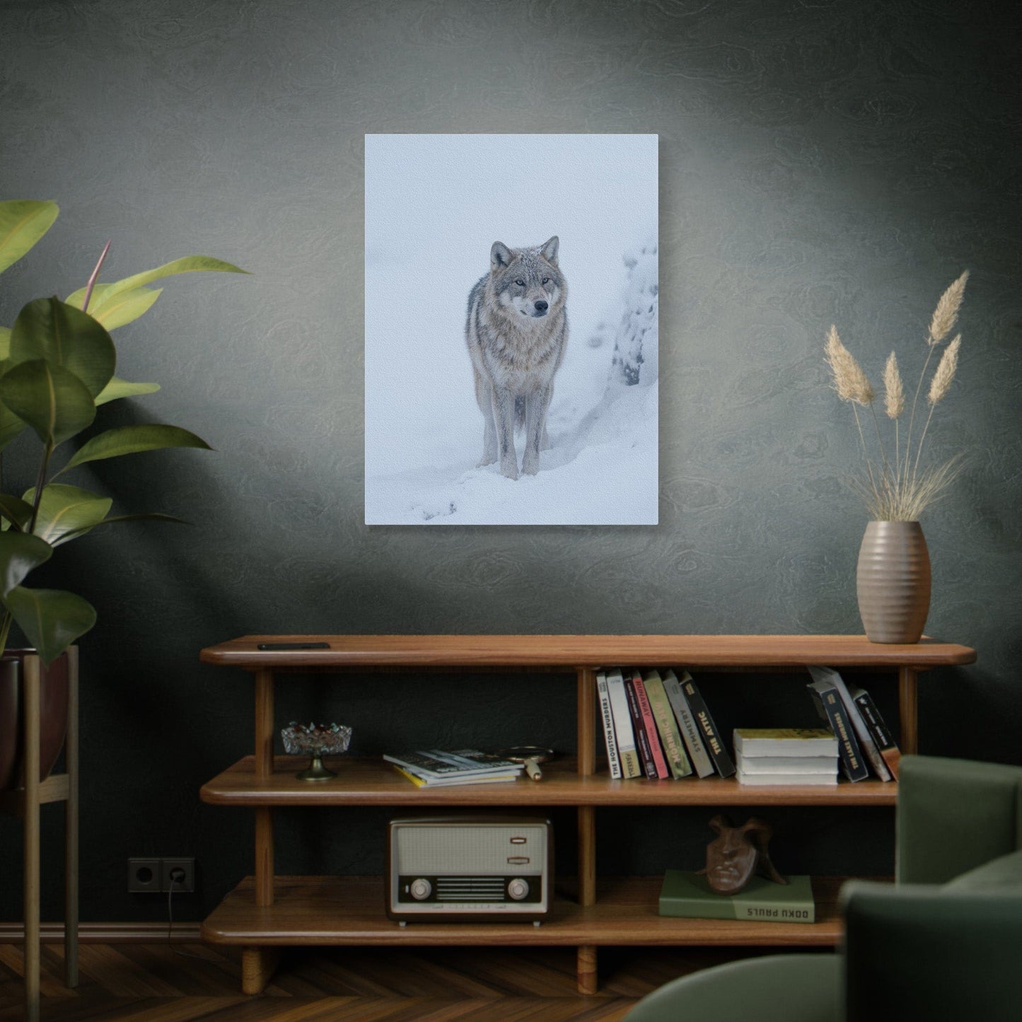 Arctic Wolf Guardian Canvas