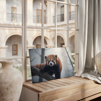 Curious Red Panda Canvas