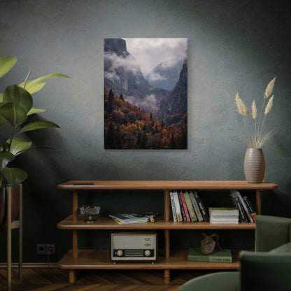 Bergmist Herfst Canvas