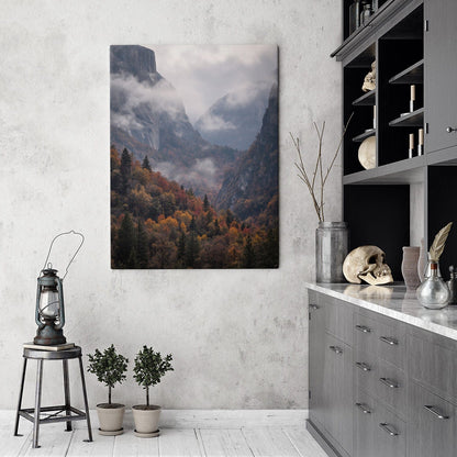 Bergmist Herfst Canvas