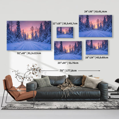Mystic Polar Dawn Canvas