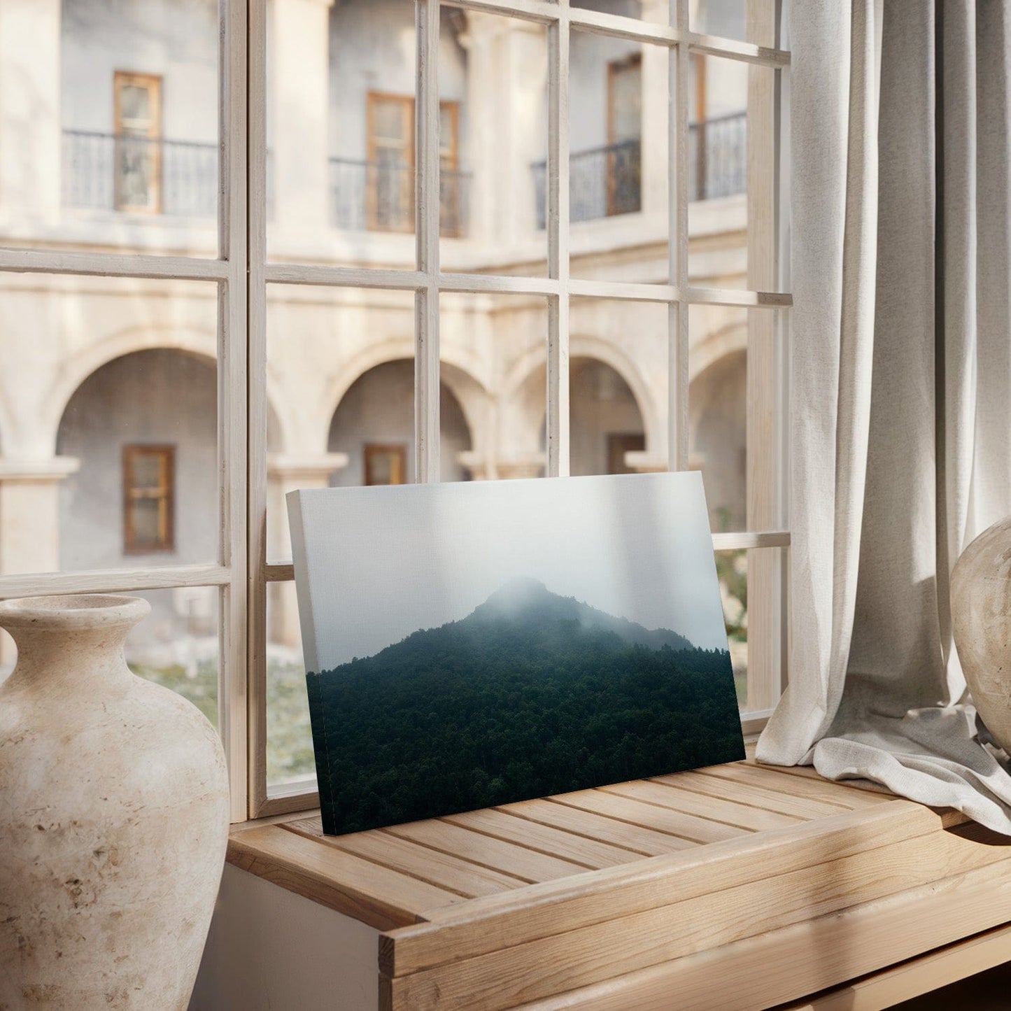 Verdant Mountain Mist Canvas