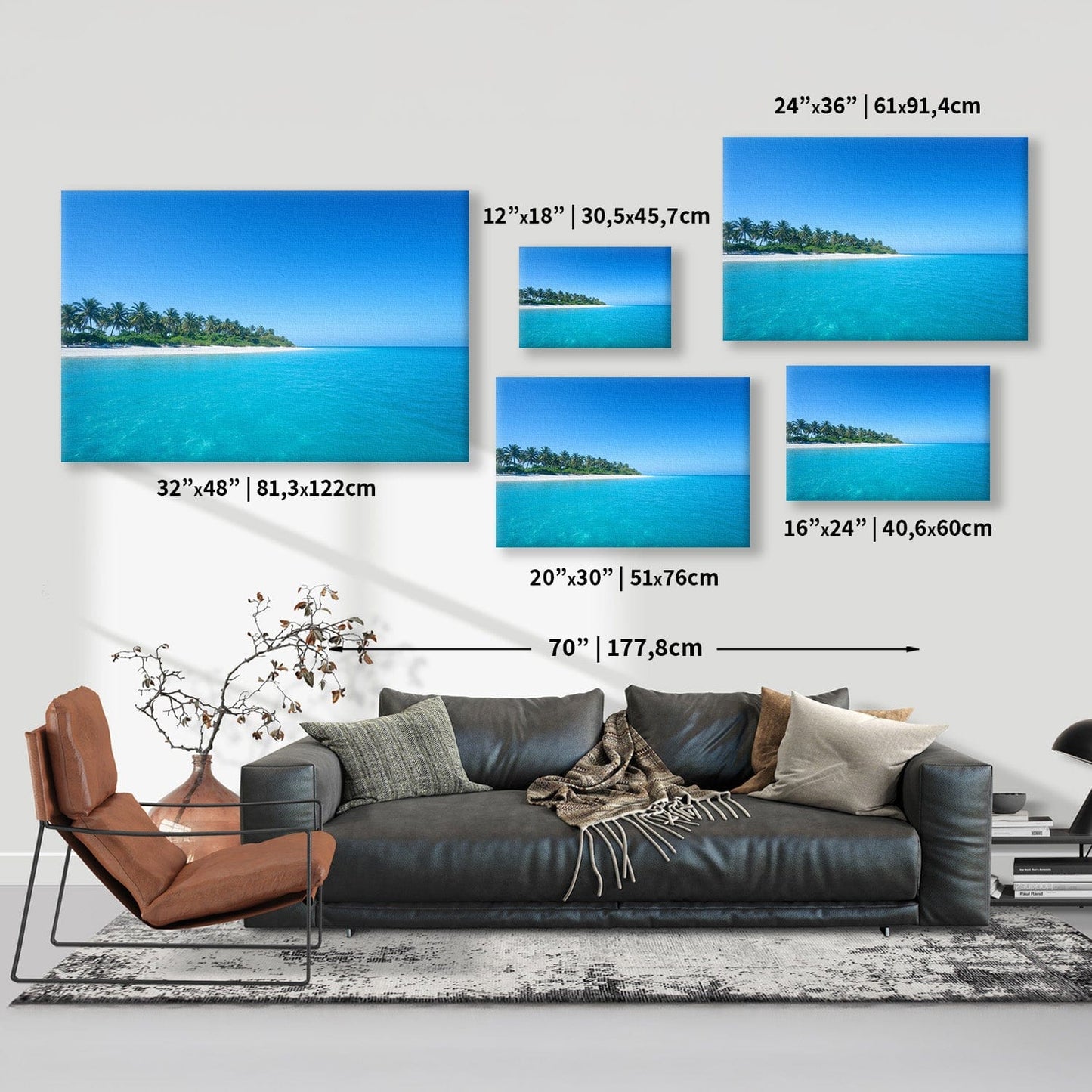 Turquoise Island Dream Canvas