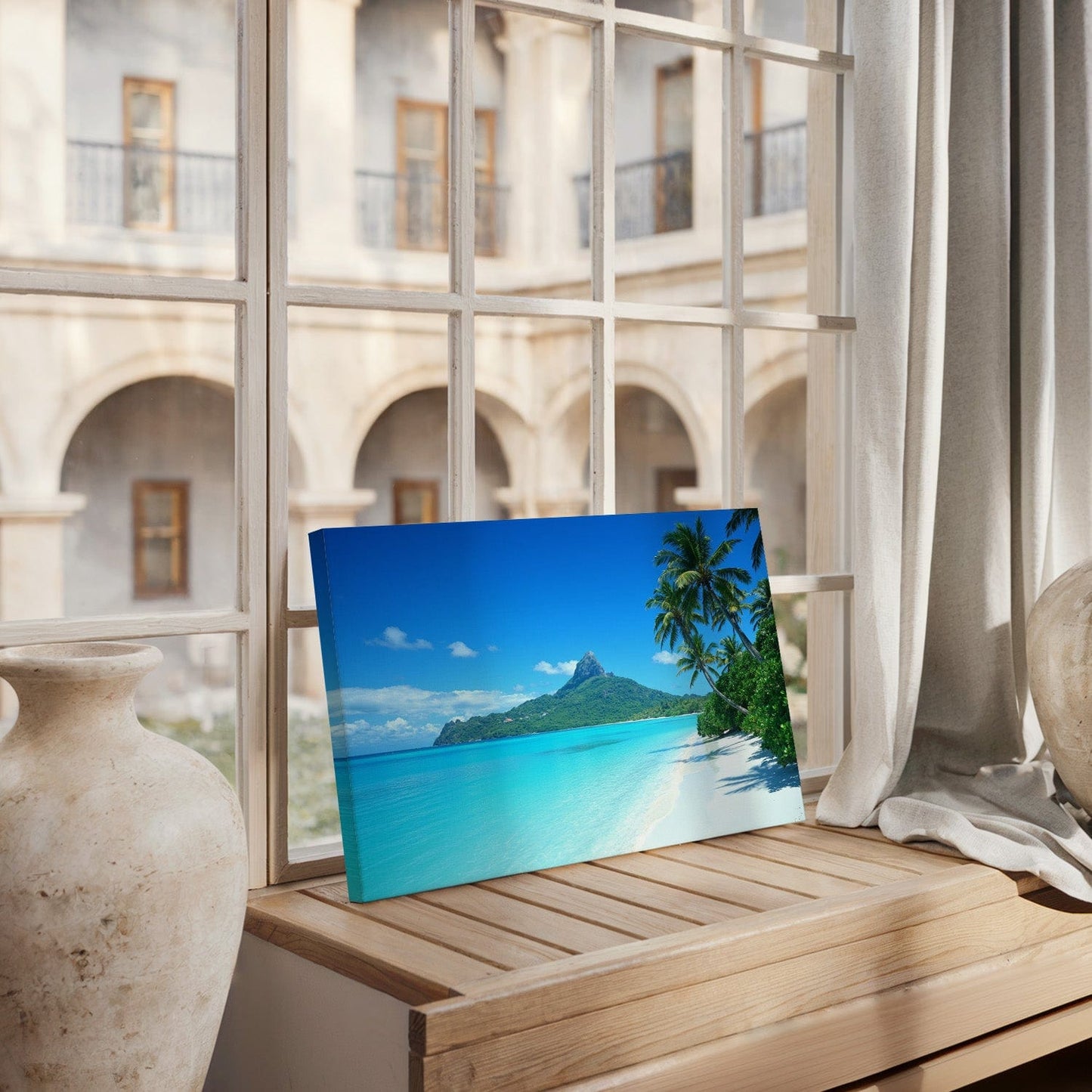 Tropical Paradise Cove Canvas