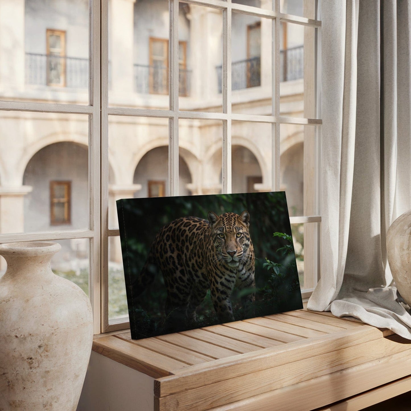 Prowling Jungle Jaguar Canvas