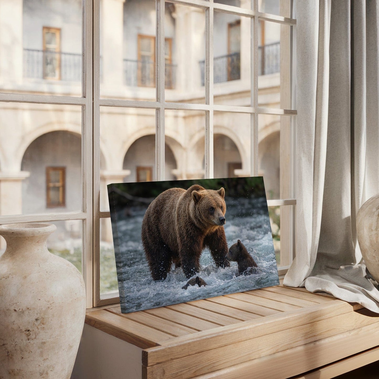 Wild Bear River Canvas