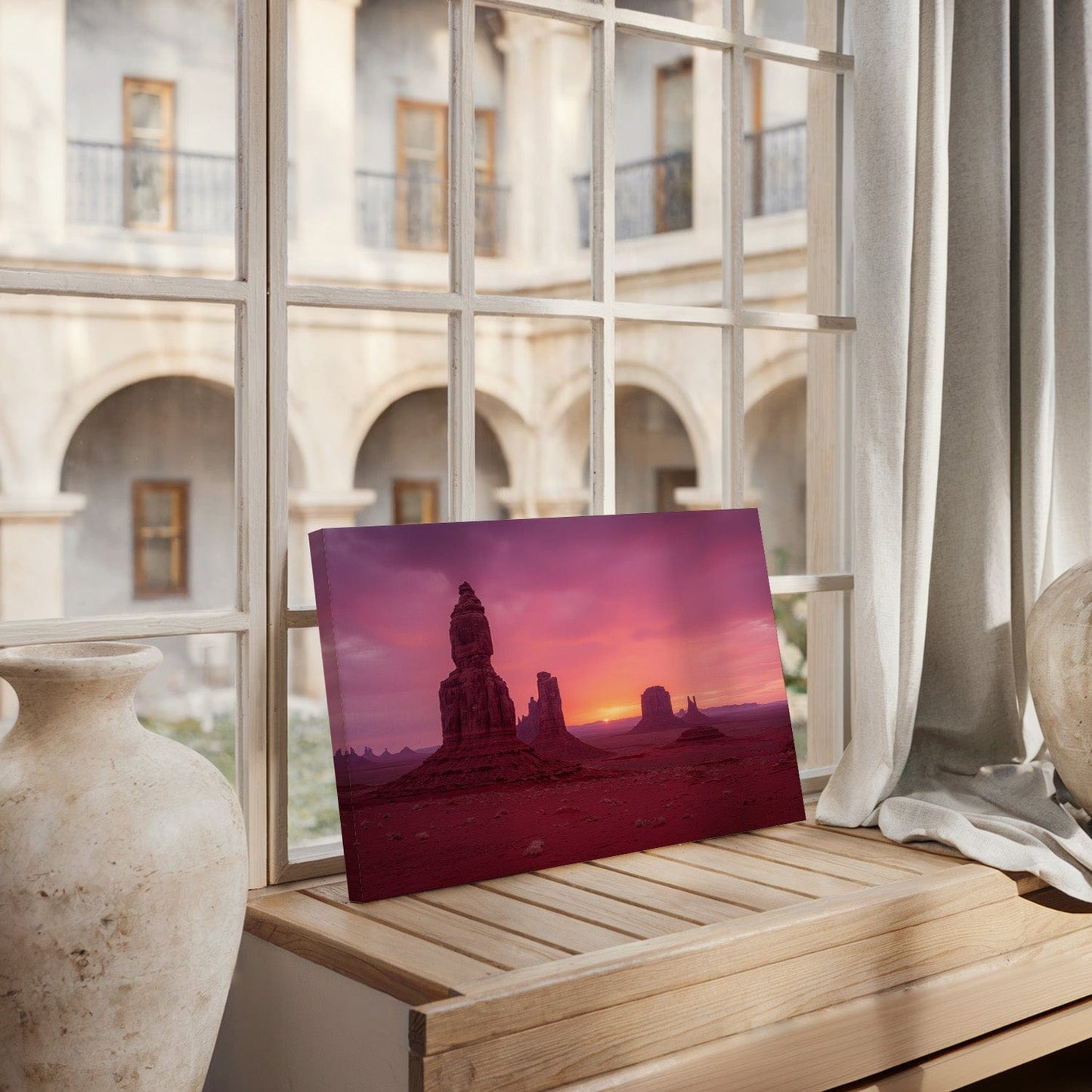 Sandstone Spires Sunset Canvas