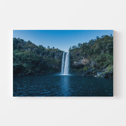 Tropical Waterfall Paradise Canvas
