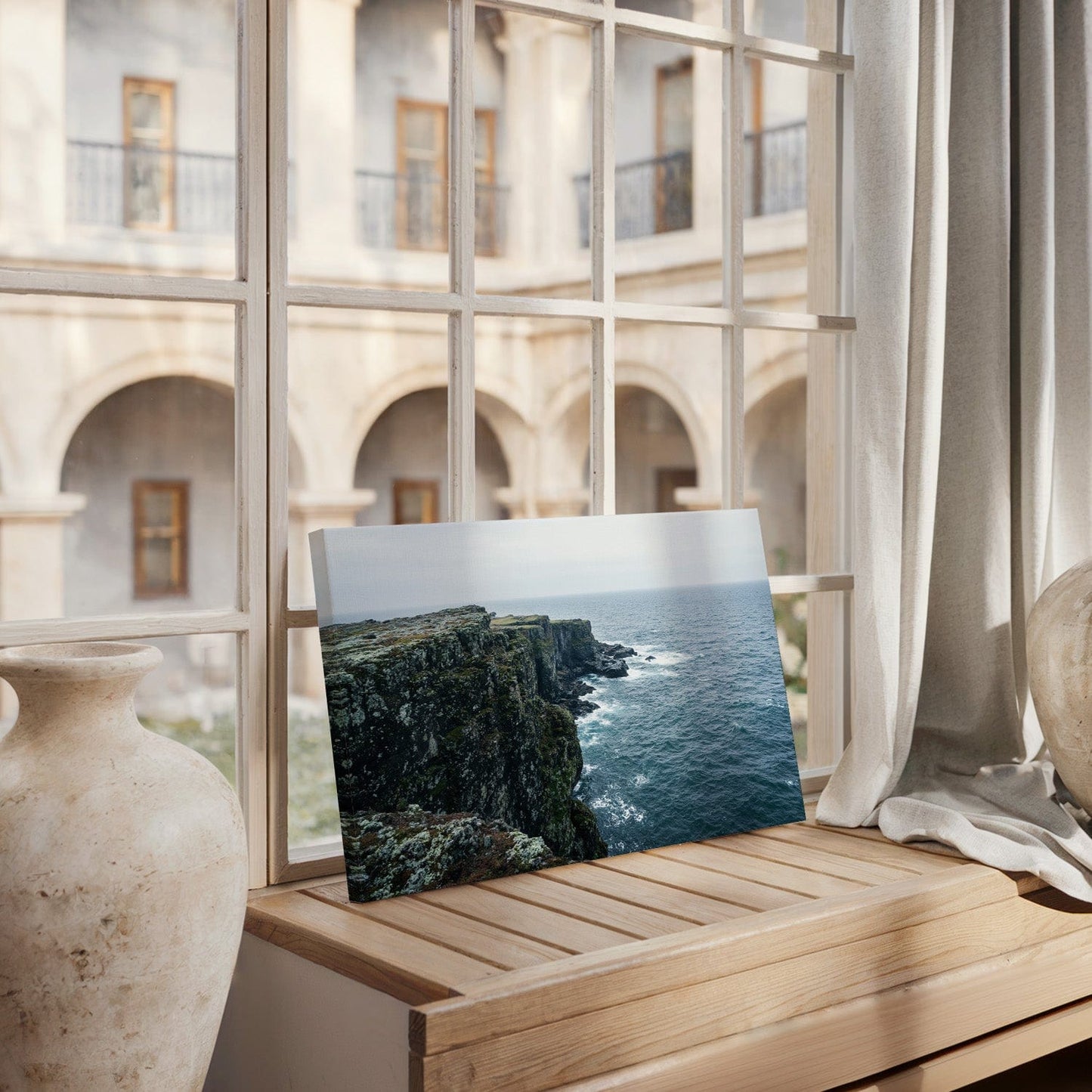 Rugged Oceanside Cliffs Canvas