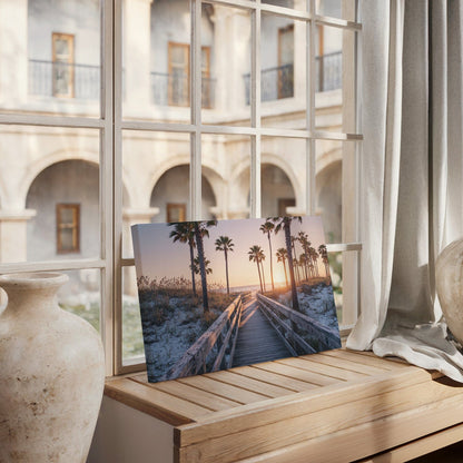 Tropical Sunset Trail Canvas
