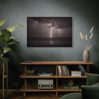 Tempest Lightning Ocean Canvas