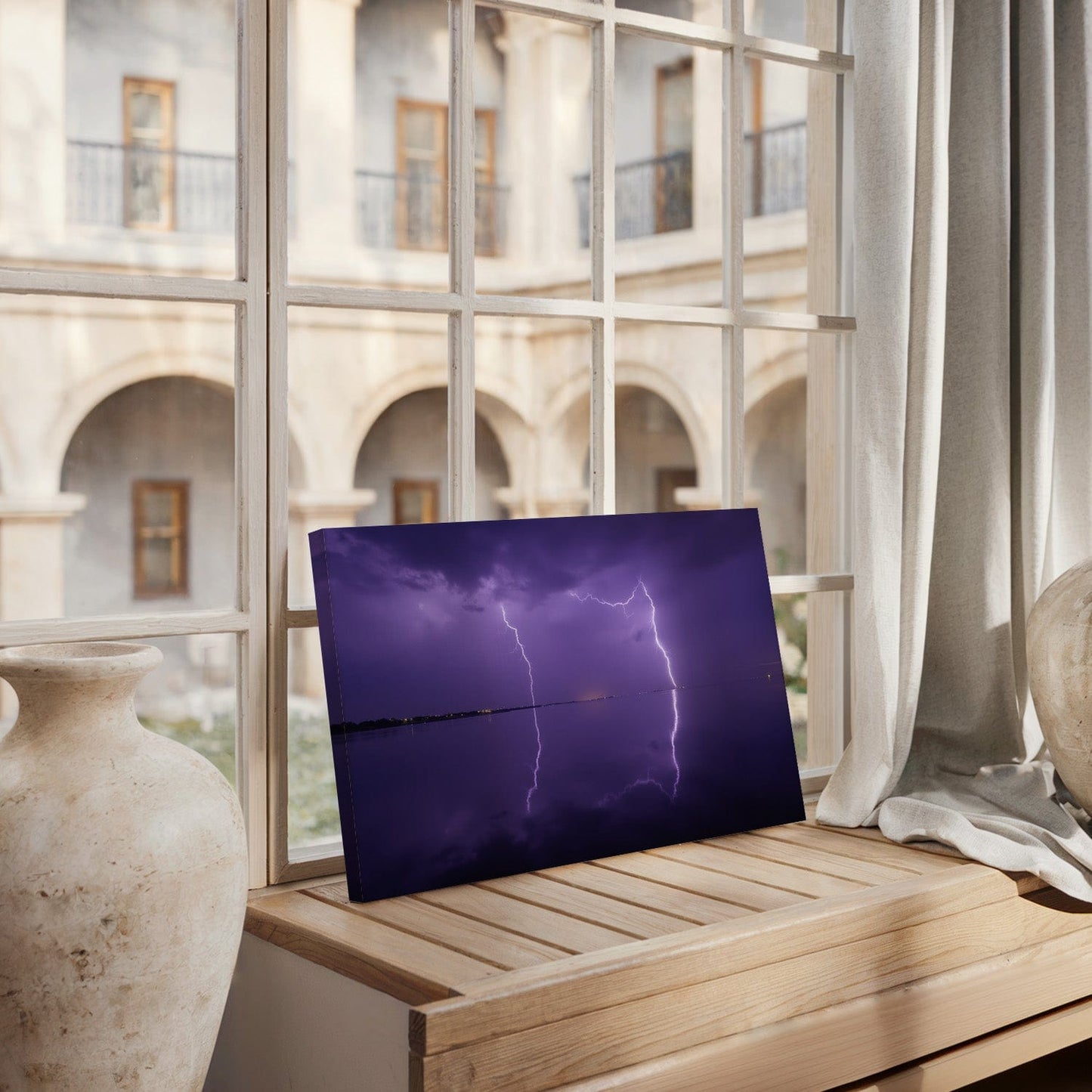 Metropolitan Lightning Storm Canvas