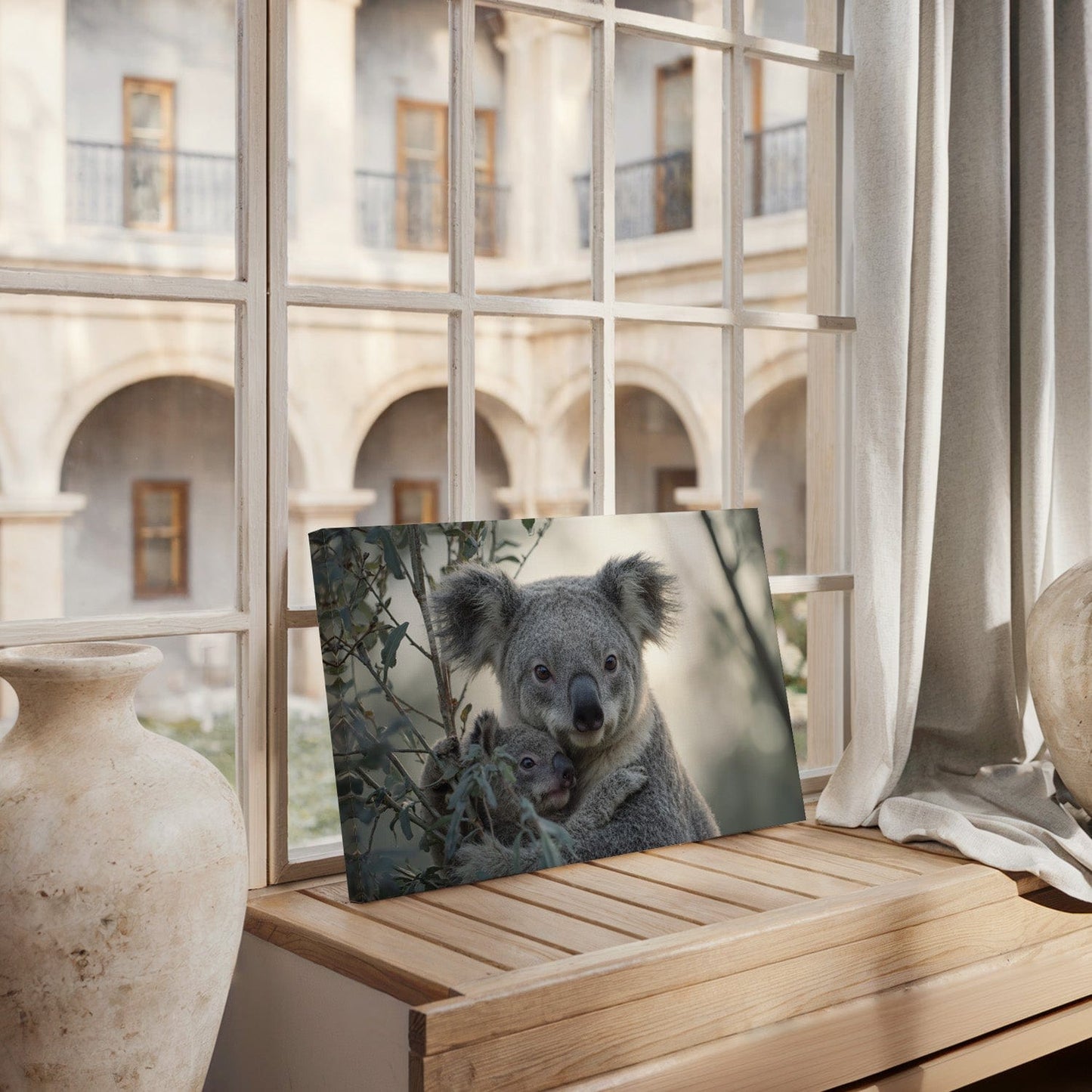 Mother Baby Koala Canvas